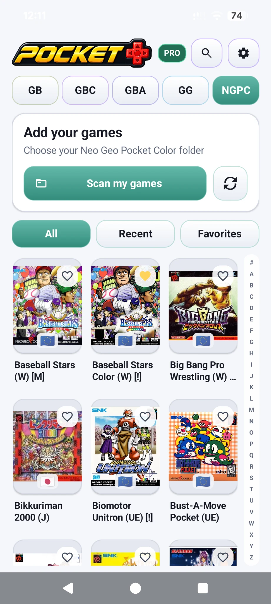 Pocket+ NGPC library